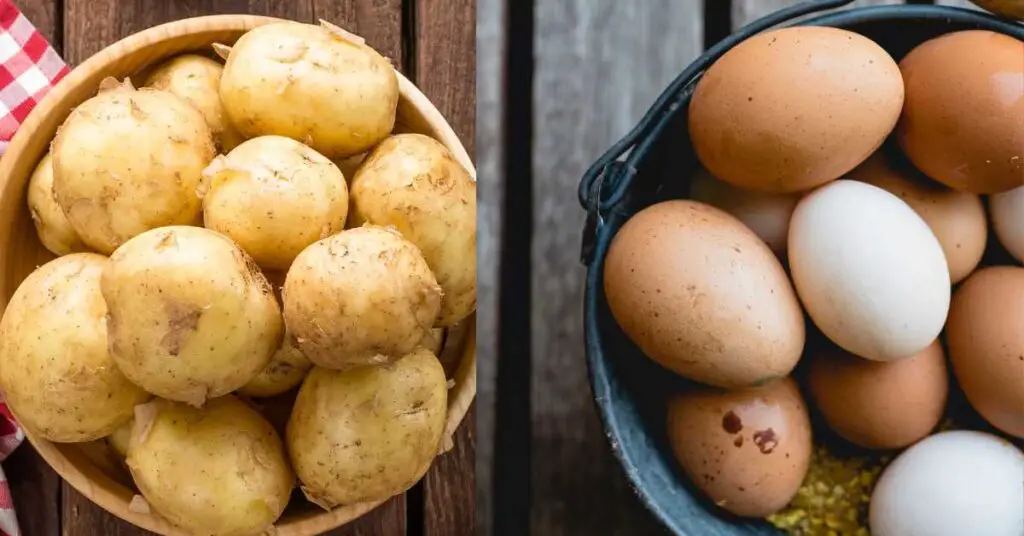can you live on potatoes and eggs
