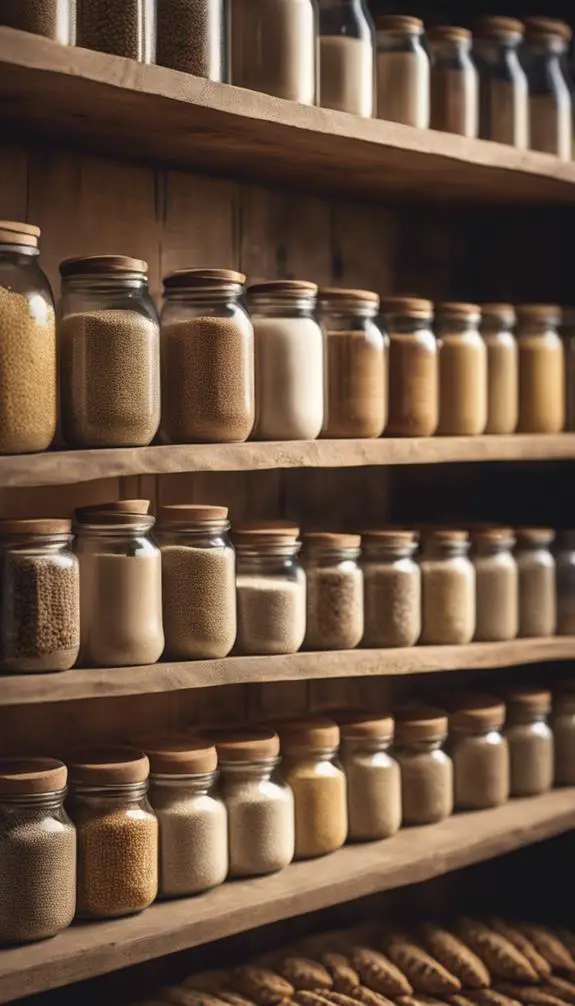 dry whole grains preferred