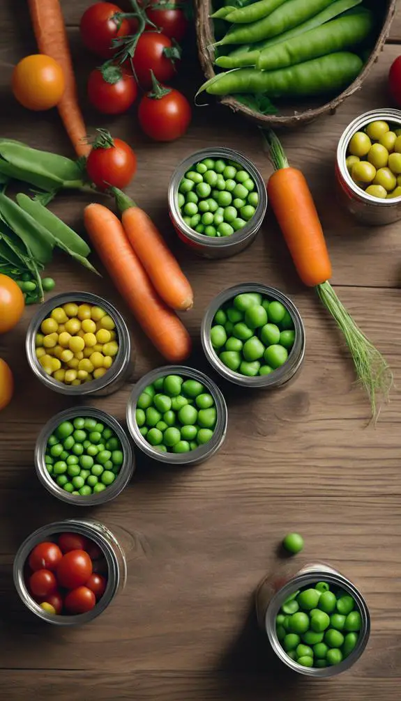 nutritious food in cans