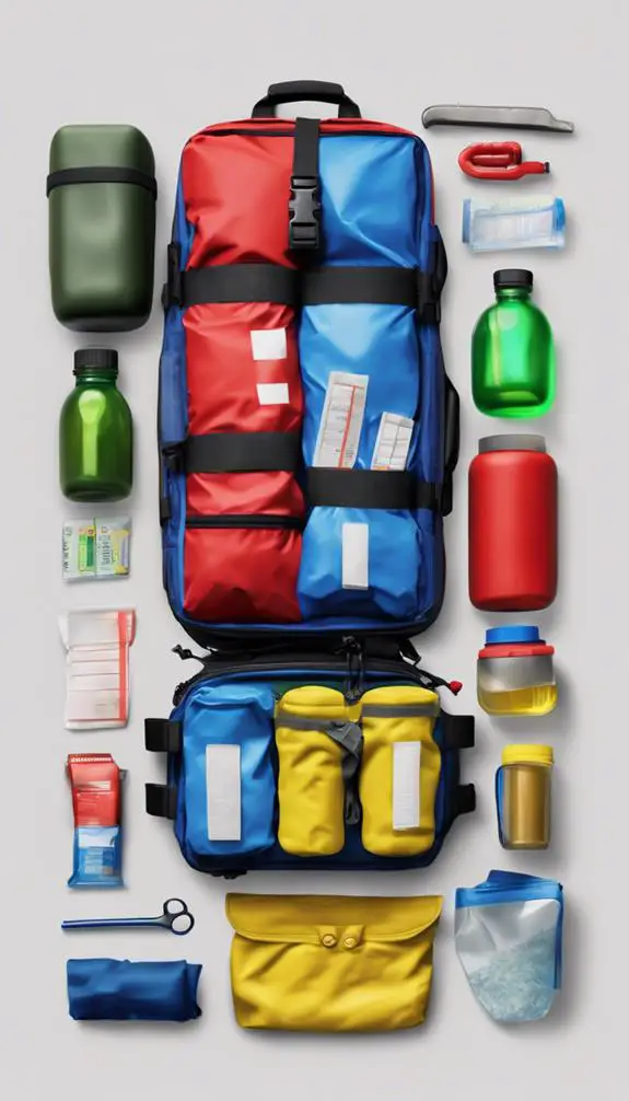 organized emergency kit system