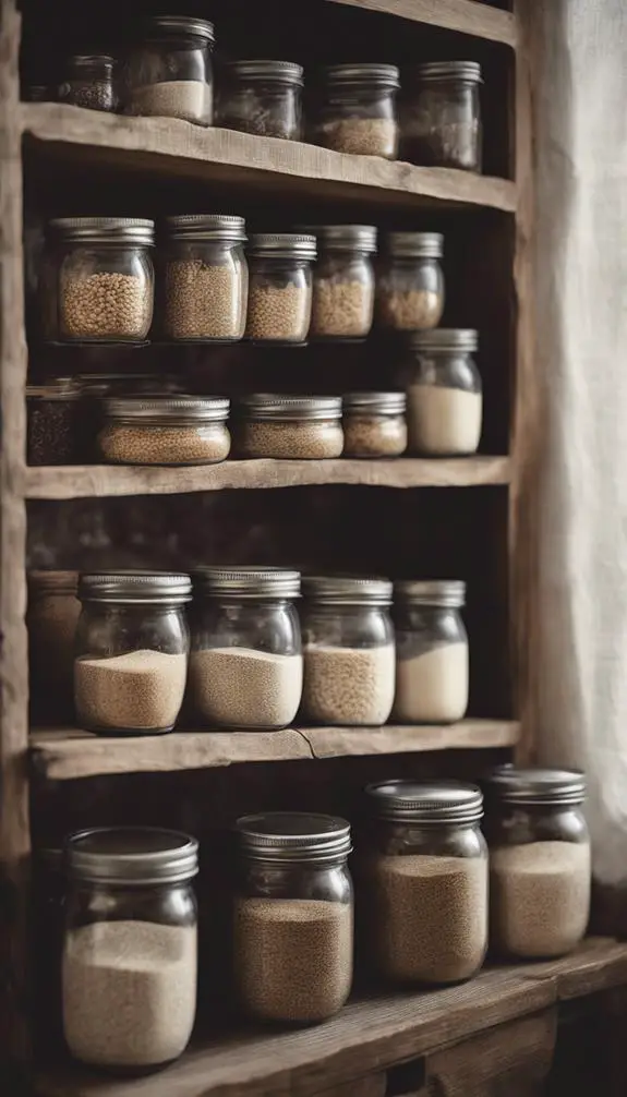 preparing for food storage